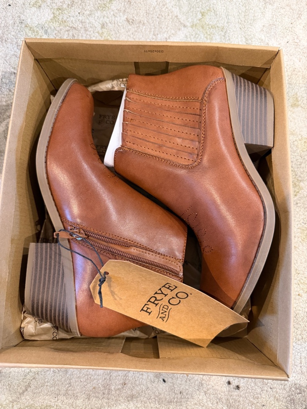 Frye Women's Brown Leather Ankle Booties